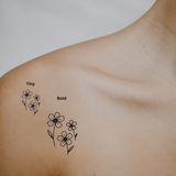 Petal Party — Bloom Where You Wanna 🌼 by DOVIANA Tattoo Studio (height 0.5‘’)