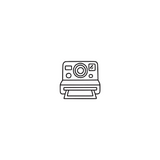 Polaroid Camera — A Snapshot of Moments That Matter by DOVIANA Tattoo Studio (height 0.4‘’)