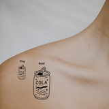 Pop Fizz — Stay Cool & Keep It Classic by DOVIANA Tattoo Studio (height 0.45‘’)