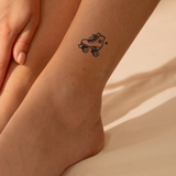 Retro Roller Skates – A Symbol of Freedom & Joyful Movement by DOVIANA Tattoo Studio (height 0.5‘’)