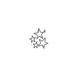 Retro Stars — A Flash of 80s Cosmic Cool by DOVIANA Tattoo Studio (0.45‘’)
