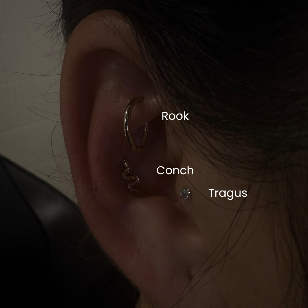 Rook Piercing in NYC | Safe Needle Piercing at DOVIANA