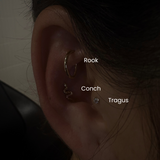 Rook Piercing in NYC | Safe Needle Piercing at DOVIANA