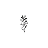 Starry Sprout — Grow Wild, Shine Bright by DOVIANA Tattoo Studio (height 0.6‘’)