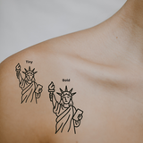 Statue of Liberty Mood by DOVIANA Tattoo Studio (width 0.5‘’)