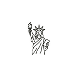 Statue of Liberty Mood by DOVIANA Tattoo Studio (width 0.5‘’)