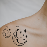 Stay Cosmic — Moonin’ & Vibin’ by DOVIANA Tattoo Studio (length 0.55‘’)