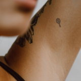 Tennis Racket — A Symbol of Play & Precision by DOVIANA Tattoo Studio (length 0.5‘’)