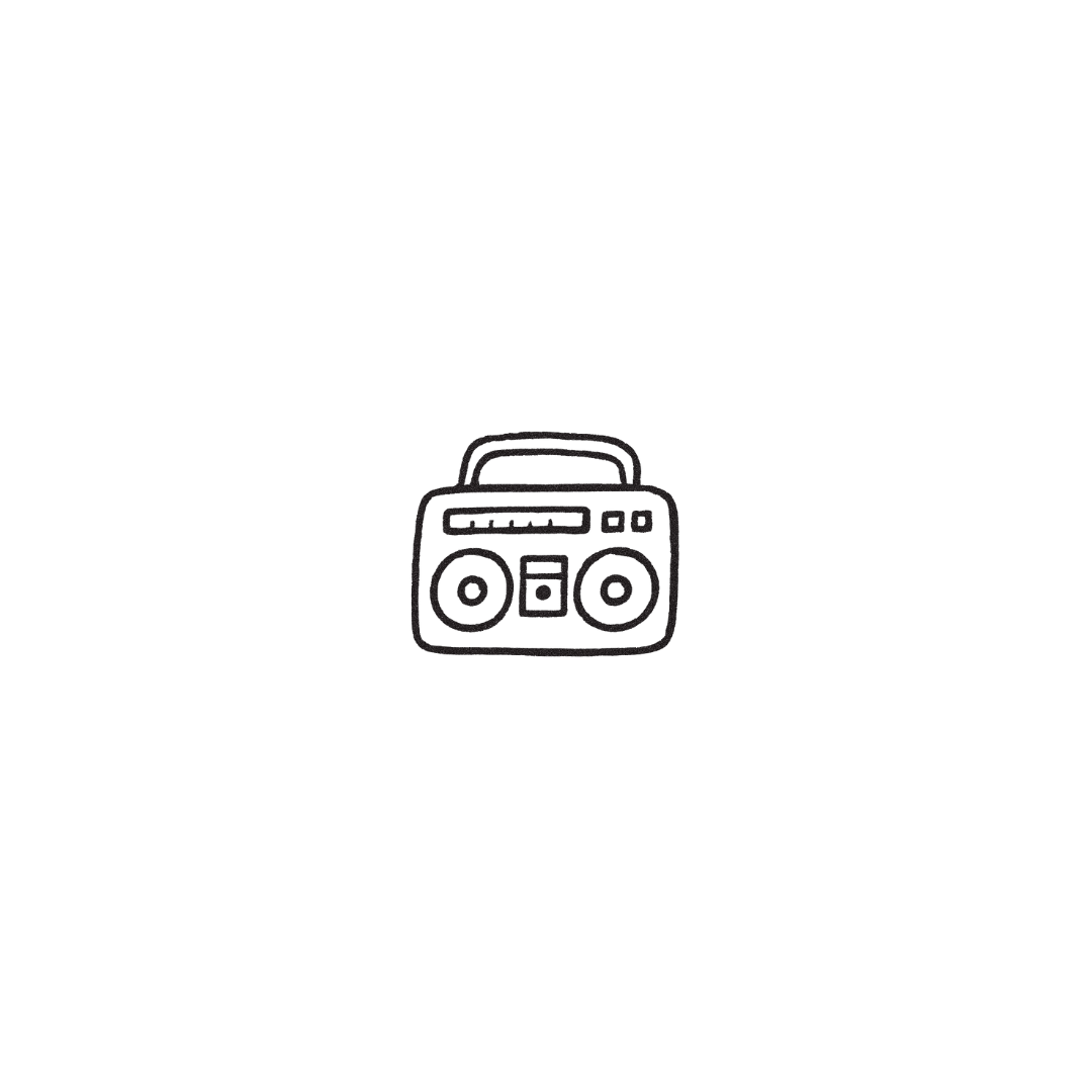 Vintage Radio — A Symbol of Timeless Vibes & Stories by DOVIANA Tattoo Studio (height 0.4‘’)