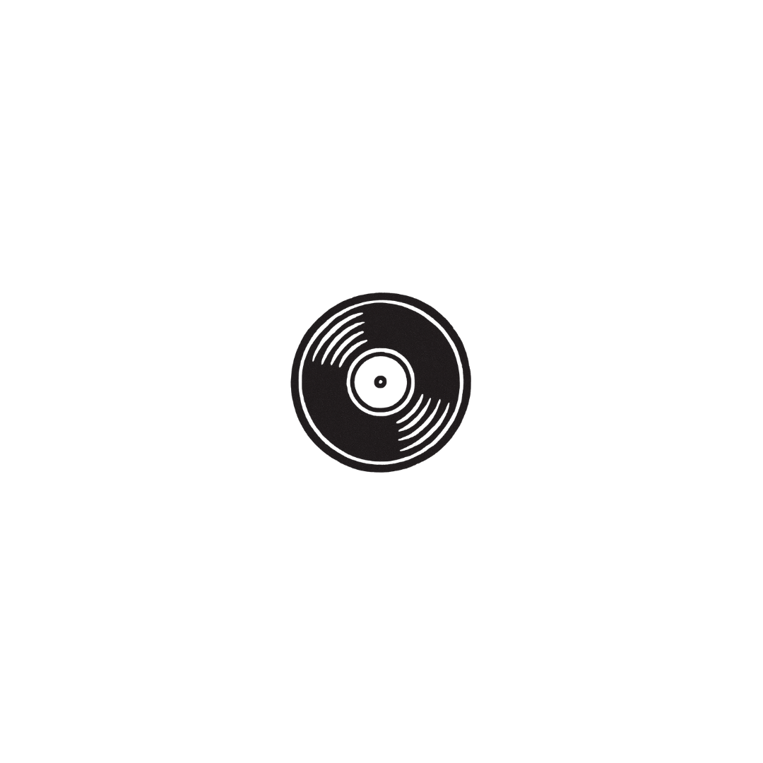 Vinyl Record - A Classic Spin on Soul & Sound by DOVIANA Tattoo Studio (height 0.4‘’)